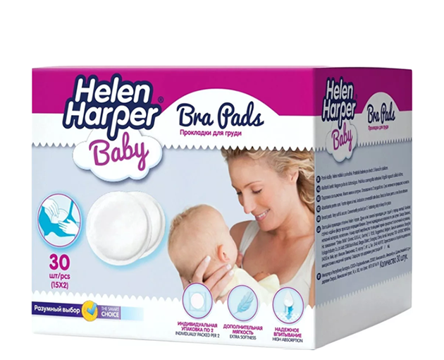 Helen Harper baby მკერდის საფენი 30 ცალი